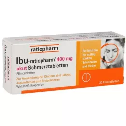 IBU-RATIOPHARM 400 mg acute painbl.filmtambl., 20 pcs