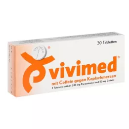 VIVIMED With caffeine against headache tablets, 30 pcs