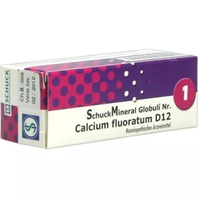 SCHUCKMINERAL Globuli 1 Calcium fluoratum D12, 7.5 g