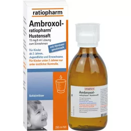 Ambroxolratiopharm cough juice, 250 ml
