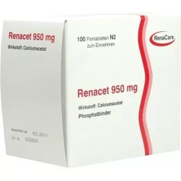 RENACET 950 mg film -coated tablets, 100 pcs