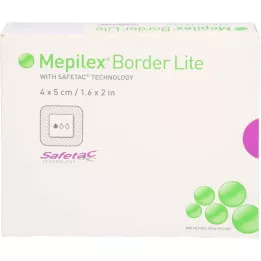 MEPILEX Border lite foam verb.4x5 cm sterile, 10 pcs