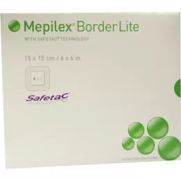 MEPILEX Border Lite Schaumverb.15x15 cm sterile, 5 pcs