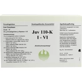JUV 110 K I-VI Globuli, 6x20 G