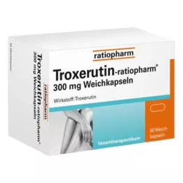 TROXERUTIN-ratiopharm 300 mg soft capsules, 50 pcs