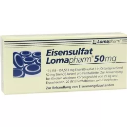 EISENSULFAT Lomapharm 50 mg film -coated tablets, 20 pcs