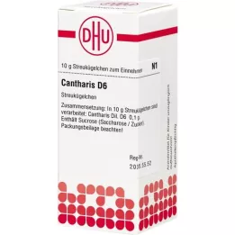 CANTHARIS D 6 Globuli, 10 g