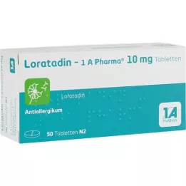 LORATADIN-1A pharmaceutical tablets, 50 pcs