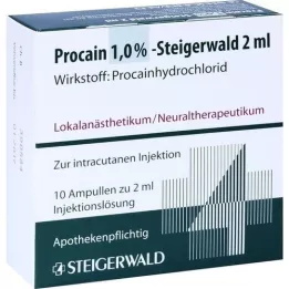 PROCAIN 1% Steigerwald injection solution, 10x2 ml