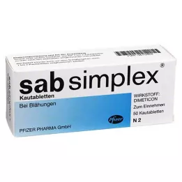 SAB simplex chewable tablets, 50 pcs