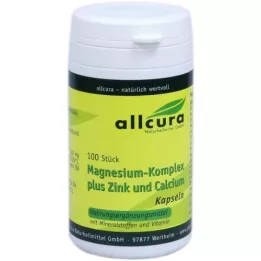 MAGNESIUM KOMPLEX M.Zink+Calcium capsules, 100 pcs