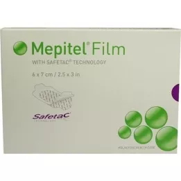 MEPITEL Film foil association 6x7 cm, 10 pcs