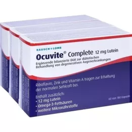 OCUVITE Complete 12 mg Lutein Capsules, 180 pcs