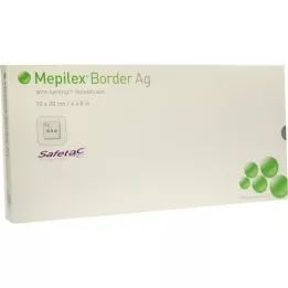 MEPILEX Border AG Schaumverb.10x20 cm sterile, 5 pcs