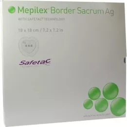 MEPILEX Border Sacrum AG Schaumverb.18x18 cm Ster., 5 pcs