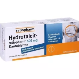 Hydrotalcit-ratiopharm 500 mg chewing tablets, 50 pcs