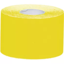 HÖGA-K-TAPE 5 cmx5 m latex-free yellow kinesiolog.tape, 1 |2| piece |2|