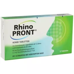 RHINOPRONT Kombi tablets, 12 pcs
