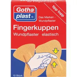GOTHAPLAST Fingertip plaster elastic, 10 pcs