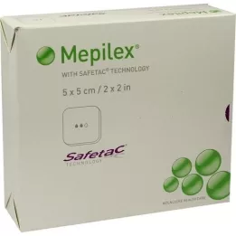 MEPILEX 5x5 cm foam association, 5 pcs