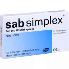 SAB Simplex 240 mg soft capsules, 20 pcs