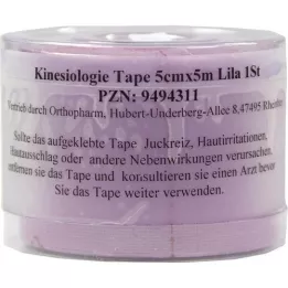KINESIOLOGIE Tape 5 cmx5 m purple, 1 pcs