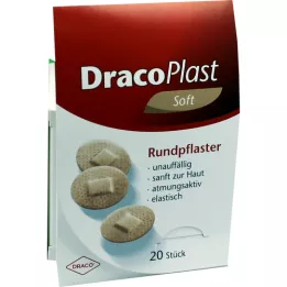 DRACOPLAST Soft plaster 2.2 cm around skin, 20 pcs