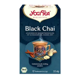YOGI TEA Black Chai Organic Filter Bag, 17X2.2 g