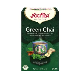 YOGI TEA Green Chai Organic Filter Bag, 17X1.8g