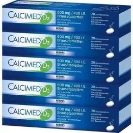 CALCIMED D3 600 mg/400 I.E. Jumper tablets, 100 pcs