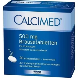 CALCIMED 500 mg effervescent tablets, 20 pcs