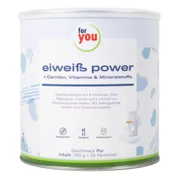FOR YOU pure protein power powder, 750 g