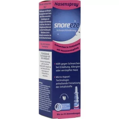 SNOREEZE Nasal spray, 10 ml of snoring, 10 ml