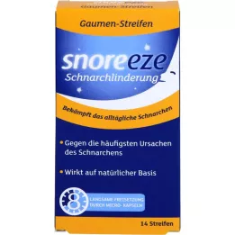 SNOREEZE Snoring relief palate strips, 14 pieces