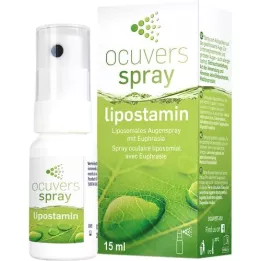 OCUVERS Spray lipostamine eye spray with Euphrasia, 15 ml