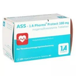 ASS-1A Pharma Protect 100 mg gastric juice tablets, 100 pcs