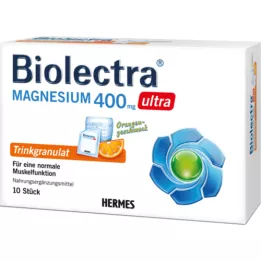 BIOLECTRA Magnesium 400 mg ultra drinking gran.Orange, 10 pcs