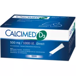 CALCIMED D3 500 mg/1000 I.E. Direct granules, 60 pcs