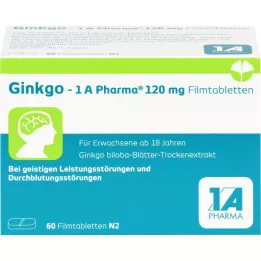 GINKGO-1A Pharma 120 mg film -coated tablets, 60 pcs