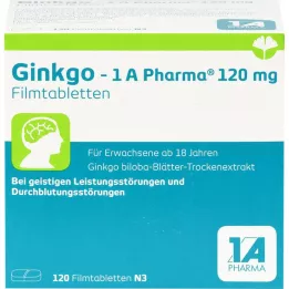 GINKGO-1A Pharma 120 mg film -coated tablets, 120 pcs