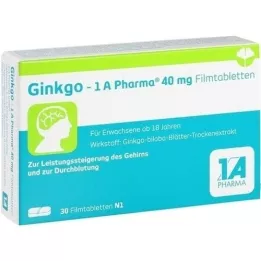 GINKGO-1A Pharma 40 mg film -coated tablets, 30 pcs