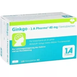 GINKGO-1A Pharma 40 mg film -coated tablets, 120 pcs