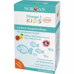 NORSAN Omega-3 Kids Jelly Dragees Storage pack, 120 pcs