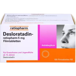 Desloratadin-ratiopharm 5 mg film-coated tablets, 100 pcs