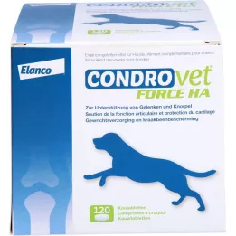 CONDROVET Force HA chewing tablets for dogs, 120 pcs