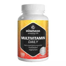 MULTIVITAMIN DAILY without iodine vegetarian capsules, 120 pcs