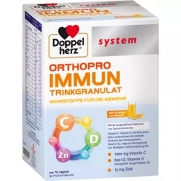 DOPPELHERZ Orthro immune drinking granules system, 30 pcs