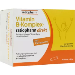 VITAMIN B-complexratiopharm Direct powder, 40 pcs