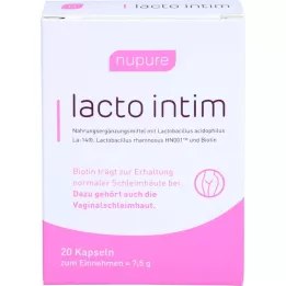 LACTO INTIM oral probiotic for bacterial vaginosis, 20 pcs