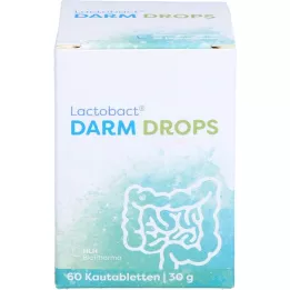LACTOBACT DARM DROPS chewable tablets, 60 pcs